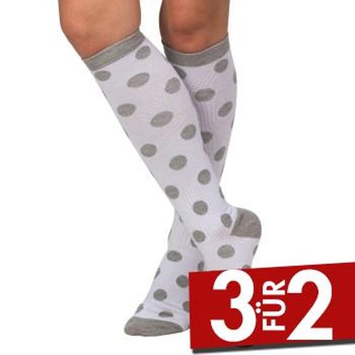 Trofe Printed Support Socks Weiß/Grau Gr 35/38 Damen - Trofé - Modalova