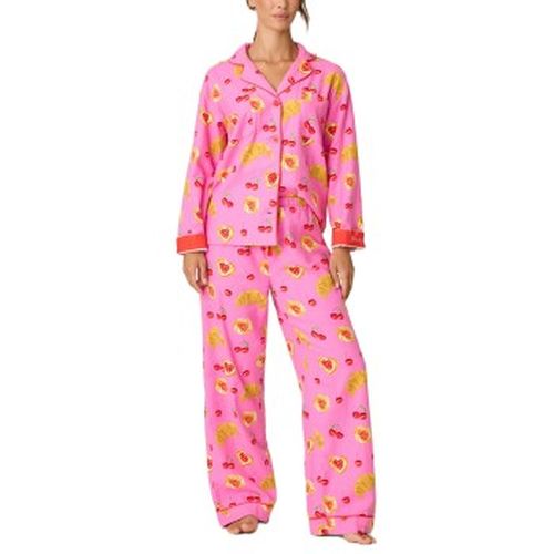 Flannel Pyjama Rosa/Rot Baumwolle Small Damen - PJ Salvage - Modalova