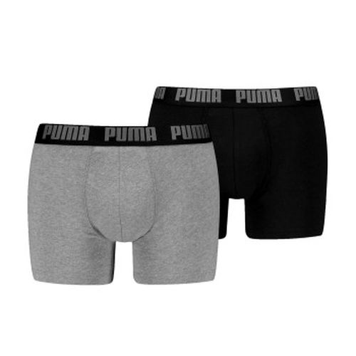 P Men Everyday Basic Boxer Schwarz/Grau Baumwolle Small Herren - Puma - Modalova