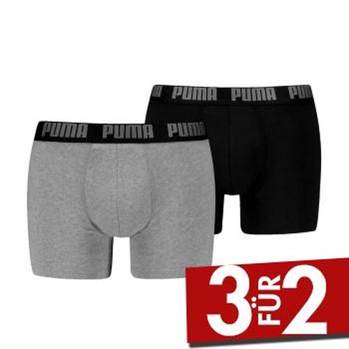 P Men Everyday Basic Boxer Schwarz/Grau Baumwolle Small Herren - Puma - Modalova