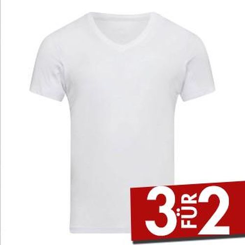 Bamboo V Tee Absorbent T Shirt Weiß Medium Herren - JBS - Modalova