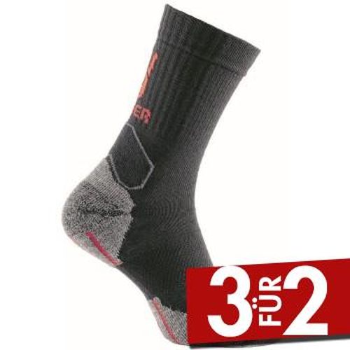 Work Mid Wool Regular Sock Schwarz/Grau Gr 46/48 - Seger - Modalova