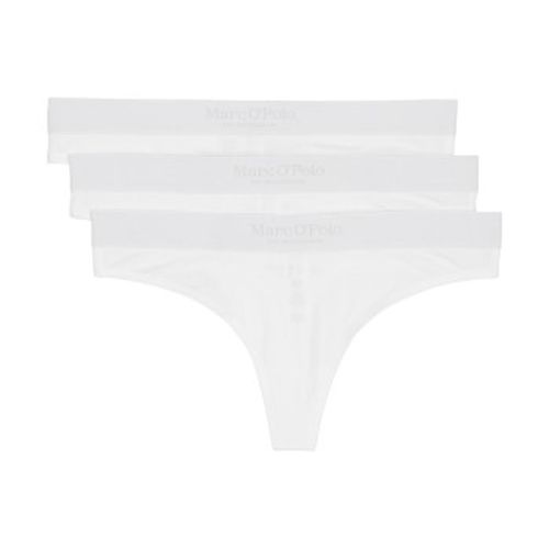 Marc O Polo String 3P Weiß Baumwolle Small Damen - Marc O’Polo - Modalova