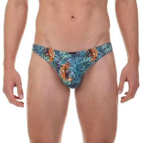 Premium Line String Blau Muster Polyester Large Herren - Bruno Banani - Modalova