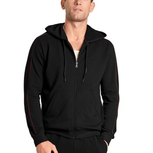 Remix Basic Lounge Jacket Schwarz Baumwolle Large Herren - Calida - Modalova