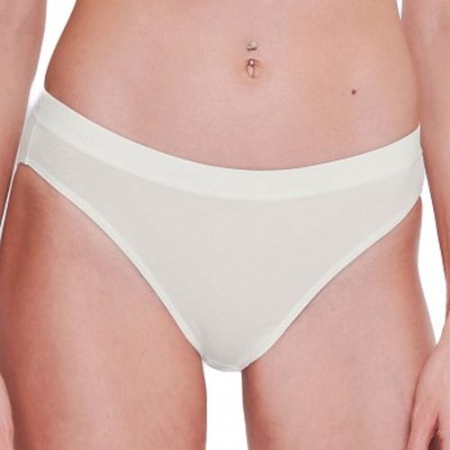 P GO Casual High Leg Briefs Elfenbein Baumwolle Medium Damen - Sloggi - Modalova