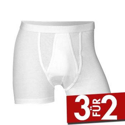 Boxer With Fly Light Weiß Baumwolle Small Herren - JBS - Modalova