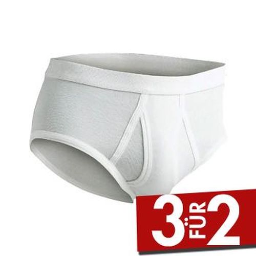 Brief With Fly Light Weiß Baumwolle Small Herren - JBS - Modalova
