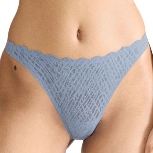 ZERO Feel Bliss String Brief Blau/Grau X-Large Damen - Sloggi - Modalova