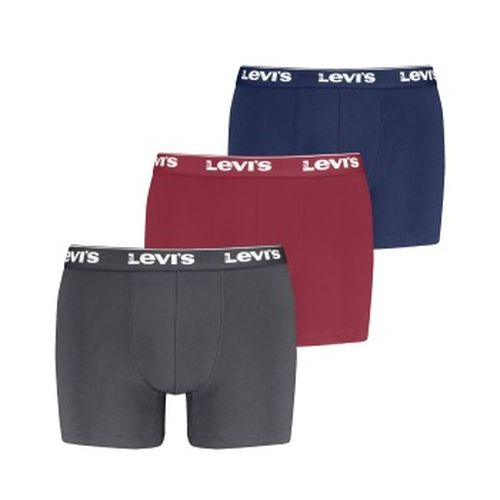 P Repeat Logo Boxer Brief Multi Grau/Rot Baumwolle Medium Herren - Levis - Modalova