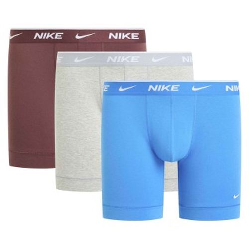 P Essentials Cotton Stretch Boxer Brief Blau/Grau Baumwolle Medium Herren - Nike - Modalova