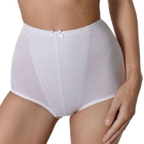 Dot Jacquard Shaping Brief Weiß Polyester 40 Damen - sassa - Modalova