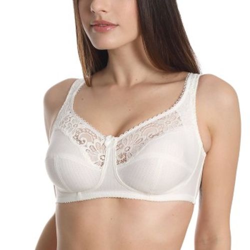 BH Classic Soft Bra With Lace Elfenbein Polyamid B 80 Damen - sassa - Modalova