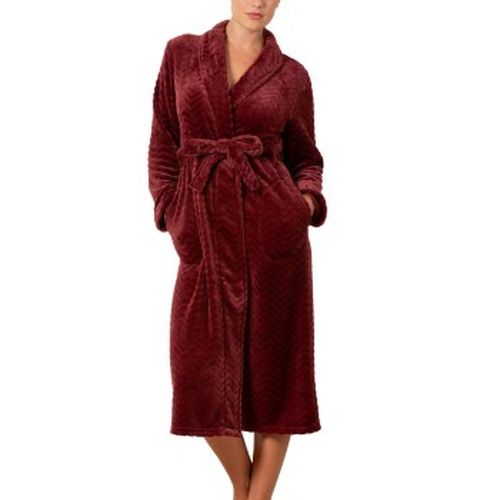 Trofe Zig Zag Robe Weinrot Polyester Medium Damen - Trofé - Modalova