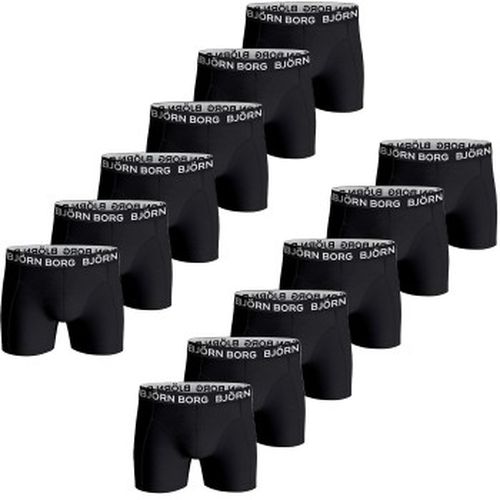 P Cotton Stretch Boxer 1718 D1 Schwarz Baumwolle Medium Herren - Björn Borg - Modalova