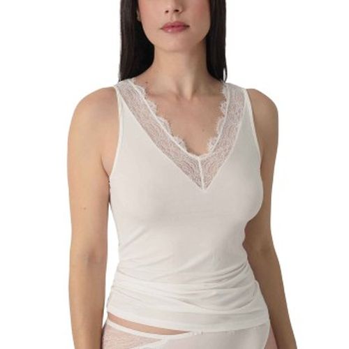 Silk Touch Top Elfenbein Modal 38 Damen - sassa - Modalova