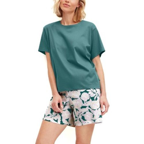 Botanic Dreams Short Pyjamas Set Jadegrün Baumwolle Medium Damen - Calida - Modalova