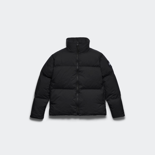 Lawrence Steppjacke mit schwarzem Logo (MÃ¤nnlich, , S) - Canada Goose - Modalova