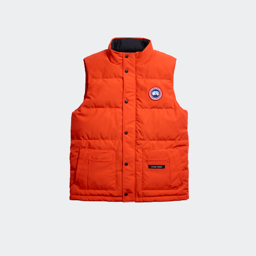 Freestyle Weste mit rundem Kragen (Männlich, , XL) - Canada Goose - Modalova