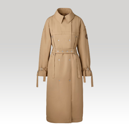 Leichter Daunen-Trenchcoat mit Riemen (Weiblich, , S) - Canada Goose - Modalova