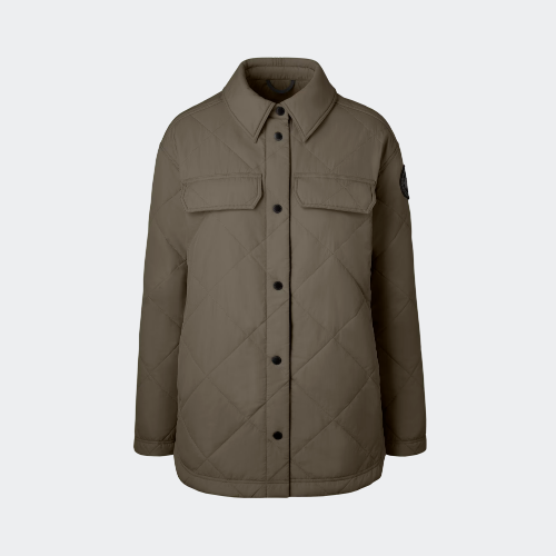 Giacca-camicia trapuntata Albany Black Label (Donna, , L) - Canada Goose - Modalova