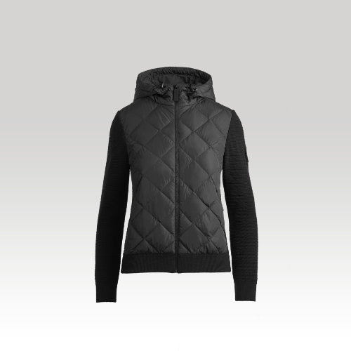 HyBridge® Steppstrick-Kapuzenjacke mit Label (Weiblich, , XL) - Canada Goose - Modalova