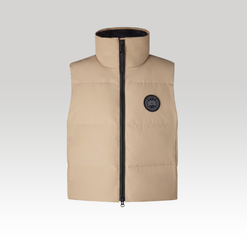 Grandview Cropped Vest Black Label (Women, , M) - Canada Goose - Modalova