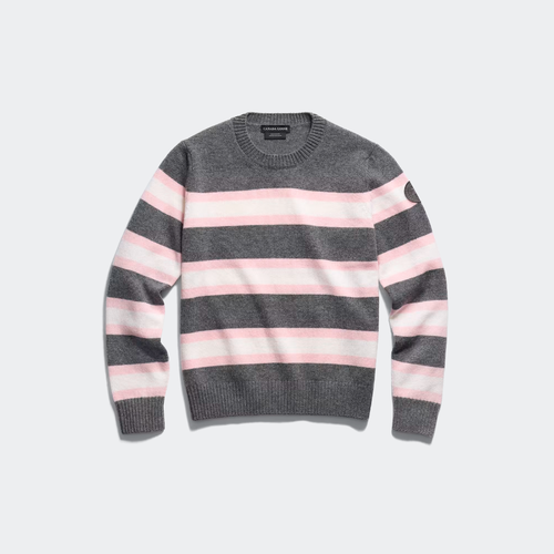 Gestreifter Joffre Strickpullover mit Rundhalsausschnitt (Weiblich, /, S) - Canada Goose - Modalova