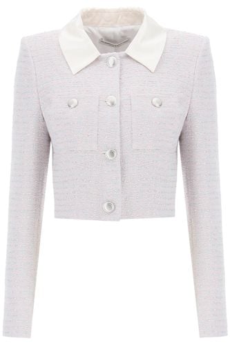 Pink Cotton Blend Jacket - Alessandra Rich - Modalova