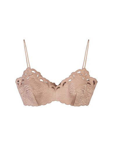 Silk Satin Bra Top With Embroidery - Ermanno Scervino - Modalova