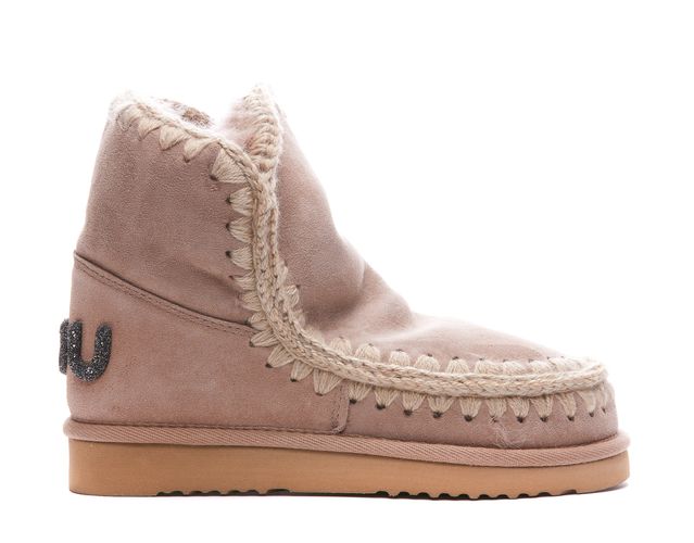 Mou Eskimo Glitter Logo Booties - Mou - Modalova