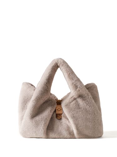 Borbonese Faux Fur Shopping Bag - Borbonese - Modalova