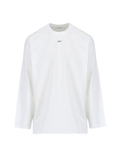 Off-White Logo T-shirt - Off-White - Modalova