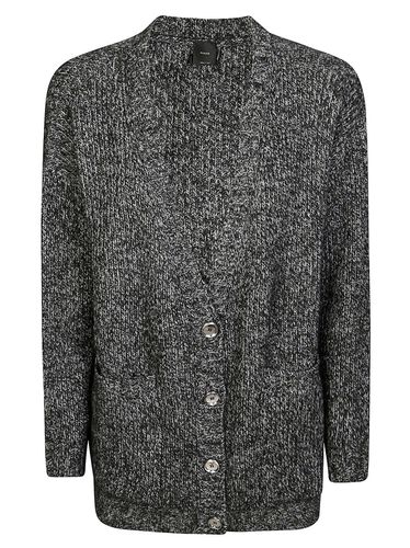 Erbaceo V-neck Knitted Cardigan - Pinko - Modalova