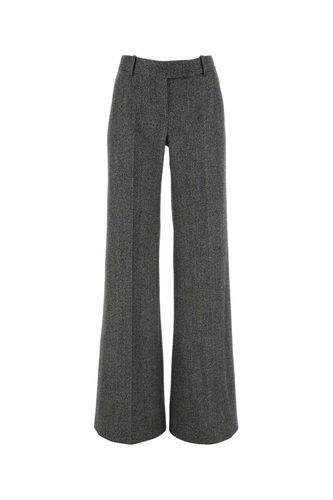 Wide Trousers With Herringbone Pattern - Ermanno Scervino - Modalova