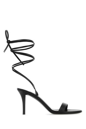 The Row Black Leather Maud Sandals - The Row - Modalova