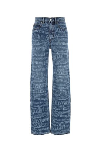 Alexander Wang Printed Denim Jeans - Alexander Wang - Modalova