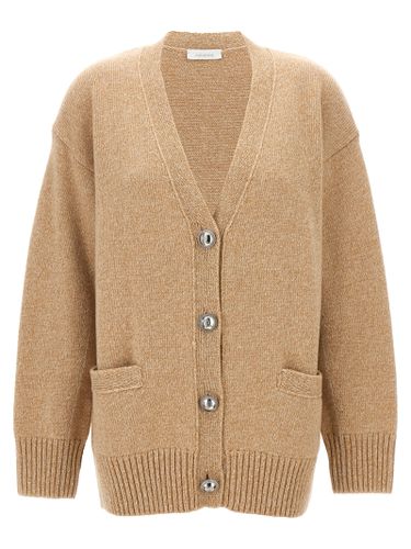 Paco Rabanne Logo Button Cardigan - Paco Rabanne - Modalova