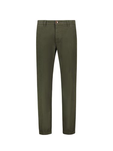 Mens Military Green Trousers - Re-HasH - Modalova