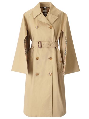 Trench Coat With Cape Sleeves - Burberry - Modalova