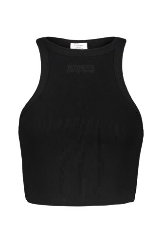 VETEMENTS Cropped Racing Tank Top - VETEMENTS - Modalova