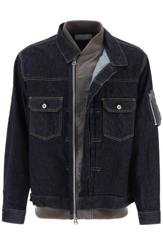 Sacai Denim Blouson - Sacai - Modalova