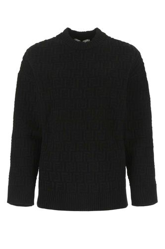 Fendi Monogram Embossed Knit Jumper - Fendi - Modalova