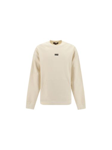 Logo Detail Cotton Sweatshirt - Dsquared2 - Modalova