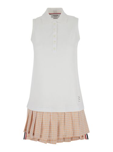 Mini And Orange Polo Dress In Cotton Woman - Thom Browne - Modalova