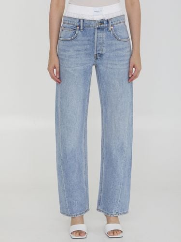 Jeans With Pre-styled Boxer - Alexander Wang - Modalova