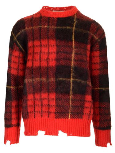 Oversized Tartan Jumper - Alexander McQueen - Modalova