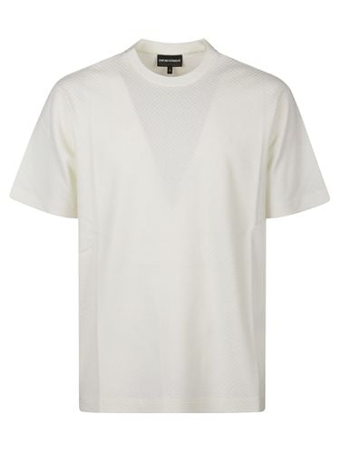 Logo-embroidered T-shirt - Emporio Armani - Modalova