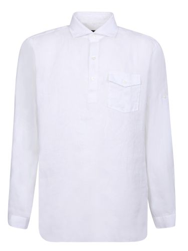 Lardini Linen White Polo Shirt - Lardini - Modalova