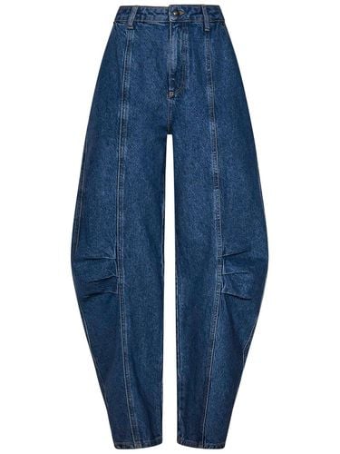 Logo-appliqué Tapered Leg Jeans - Rotate by Birger Christensen - Modalova